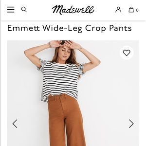 Emmett Wide Leg Crop Pants